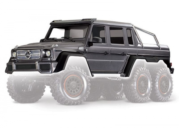 Karosserie Mercedes Benz G63 silber mit Anbauteile