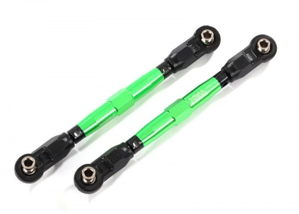 Vorspurstangen 7075-T6 Aluminium grün mit Kugelkopf