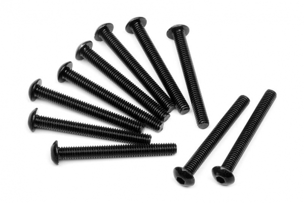 Button Head Screw M4X35Mm (Hex Socket/10Pcs)