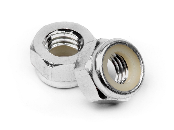 Aluminium Stoppmutter M5 Silber (10St)