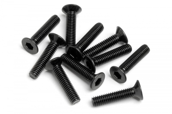 Flat Head Screw M2.5X12Mm (Hexsocket/10Pcs)