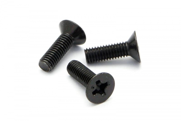 Flat Head Screw M3 X 10Mm (6Pcs)