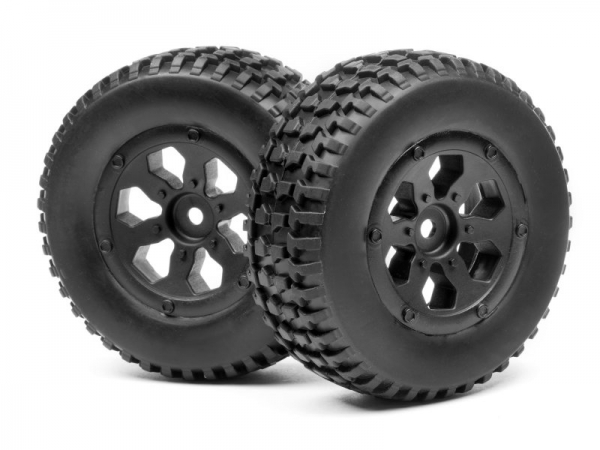 WHEEL AND TIRE SET (2PCS) (SC/DT)