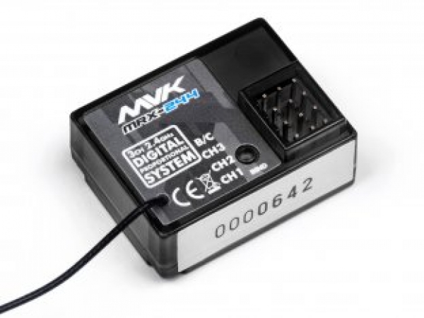 MRX-244 Maverick 2.4GHz 3CH Receiver With Built In Failsafe