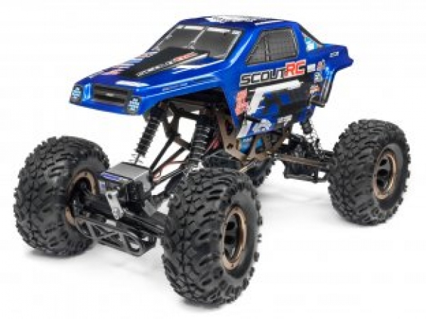 PAINTED SCOUT RC BODYSHELL BLUE W/DECALS