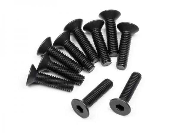 FLAT HEAD SCREW M3X12MM (10PCS)