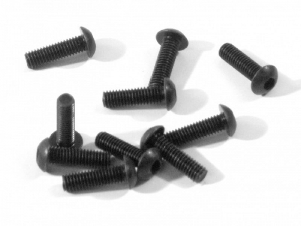 Button Head Screw M3X10Mm (Hex Socket/10 Pcs)