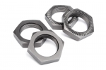 Radmutter 24mm (Gunmetal/4St)