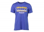 T-Shirt heideblau/Traxxas 30 Jahre Logo gelb S