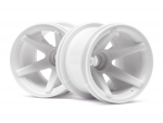 Super Star Mt Wheels Front (White/2.2In/2Pcs)