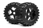 BLACKOUT XB MOUNTED WHEEL AND TYRE SET (REAR) PR