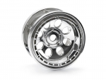 Rock 8 Bead Lock Wheel Chrome (55X36Mm/2Pcs)