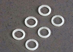 Beilagscheiben Kunststoff weiß 5x8x1mm (6)