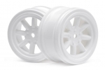 Spoke Wheel 26Mm White 0Mm Offset