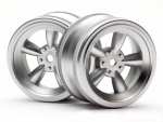 Vintage 5 Spoke Wheel 26Mm Matte Chrome(0Mm Offset