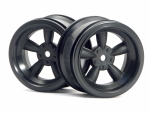 Vintage 5 Spoke Wheel 31Mm (Wide) Black 6Mm Offset