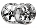 Te37 Wheel 26Mm Chrome (3Mm Offset)
