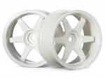 Te37 Wheel 26Mm White (6Mm Offset)