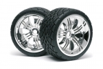 Mounted Phaltline Tire 140X70Mm Tremor Wheel Crm
