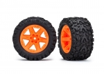 Reifen auf Felge 2.8 RXT orange / Talon (2wd hinten) TSM
