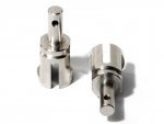 Heavy-Duty Diff Shaft 14X34Mm (Silver/2Pcs)