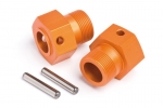 Wheel Hex Hub 24X27Mm (Orange/2Pcs)