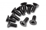 Flat Head Screw M4 X 10Mm (10 Pcs)