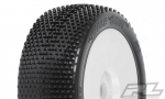 ProLine Hole Shot S3 (Soft) verklebt auf Felge weiß Verbrenner 1:8 Offroad