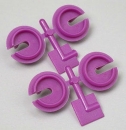 Lower Shock Spring Cups for Traxxas, HPI & Losi Shocks - Pur