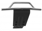 Bumper vorn+Skid-Platte chrome TRX Slash 4x4